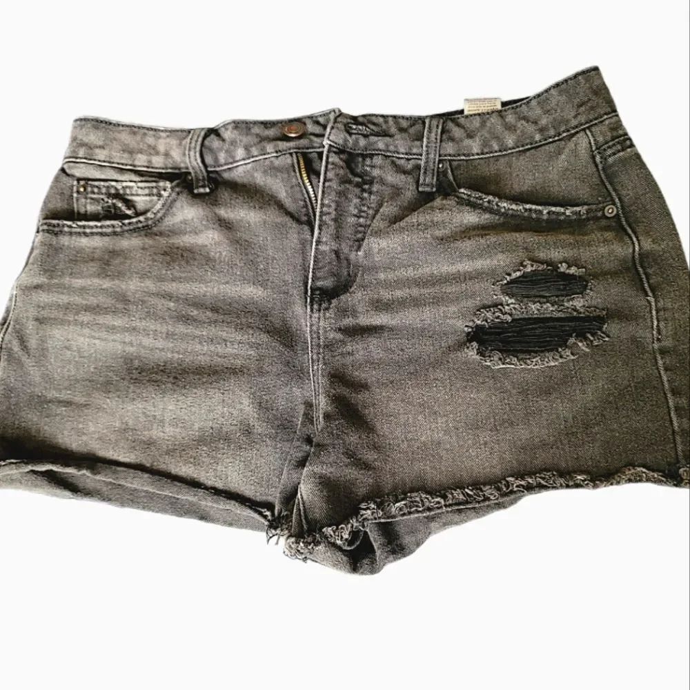 High Rise Jean Shorts